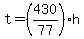 t=%28430%2F77%29h
