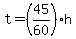 t=%2845%2F60%29h
