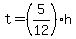 t=%285%2F12%29h