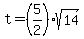 t=%285%2F2%29%2Asqrt%2814%29