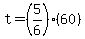 t=%285%2F6%29%2860%29