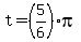 t=%285%2F6%29pi