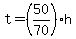 t=%2850%2F70%29h