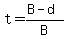 t=%28B-d%29%2FB