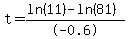 t=%28ln%2811%29-ln%2881%29%29%2F-0.6