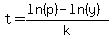 t=%28ln%28p%29-ln%28y%29%29%2Fk