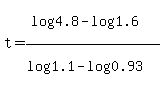 t=%28log%284.8%29-log%281.6%29%29%2F%28log%281.1%29-log%280.93%29%29