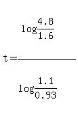 t=%28log%284.8%2F1.6%29%29%2F%28log%281.1%2F0.93%29%29