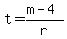 t=%28m-4%29%2Fr