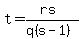 t=%28rs%29%2F%28q%28s-1%29%29