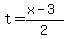 t=%28x-3%29%2F2