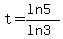 t=+%28ln5%29%2F%28ln3%29