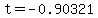 t=-0.90321
