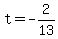 t=-2%2F13