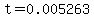 t=0.005263