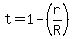 t=1-%28r%2FR%29