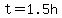t=1.5h