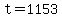 t=1153