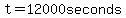 t=12000++seconds