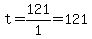 t=121%2F1=121