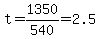 t=1350%2F540=2.5