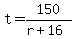 t=150%2F%28r%2B16%29