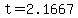 t=2.1667