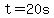 t=20s