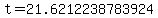 t=21.6212238783924