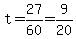 t=27%2F60=9%2F20