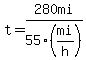 t=280mi%2F55%28mi%2Fh%29