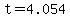 t=4.054