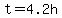 t=4.2h
