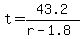 t=43.2%2F%28r-1.8%29