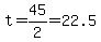 t=45%2F2=22.5
