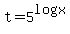 t=5%5Elogx