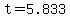 t=5.833