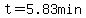 t=5.83min