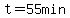 t=55min