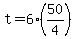 t=6%2850%2F4%29