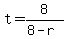 t=8%2F%288-r%29
