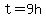 t=9h