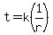 t=k%281%2Fr%29