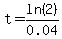t=ln%282%29%2F0.04