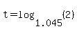 t=log%281.045%2C%282%29%29