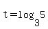t=log%283%2C5%29