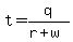 t=q%2F%28r%2Bw%29