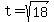 t=sqrt%2818%29