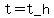t=t_h
