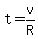 t=v%2FR